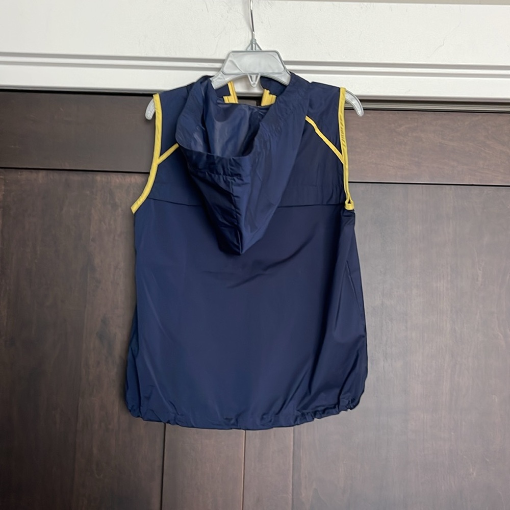 Hunter for Target Navy Yellow Hooded Vest XS 4/5 - Picture 2 of 3